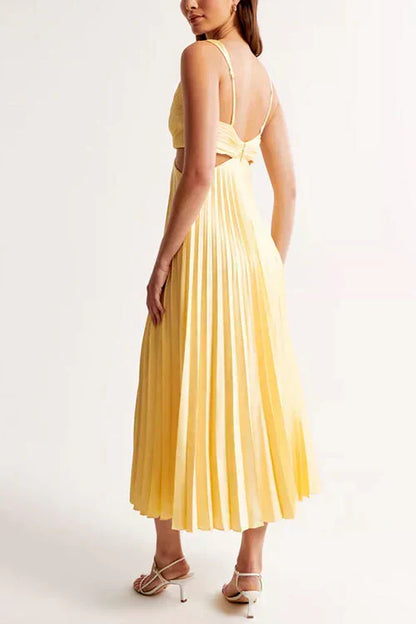 Anna | Elegant Pleated Summer Dress