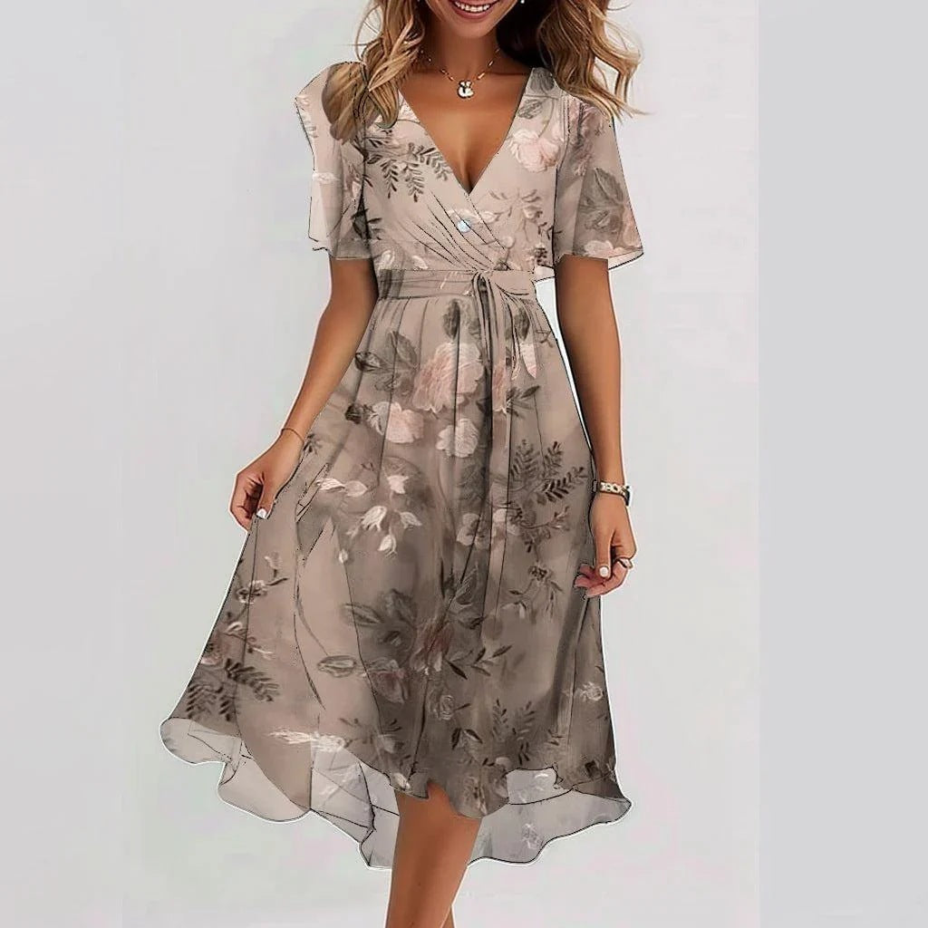 Sophie | Elegant Flowing Midi Dress
