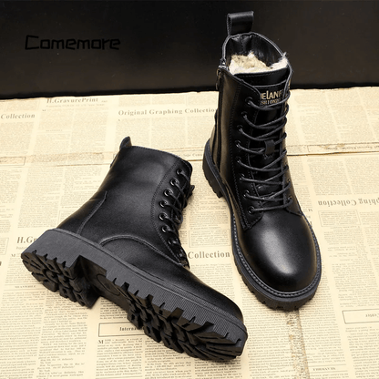 Helena™ - Lace-up boots with lined interior