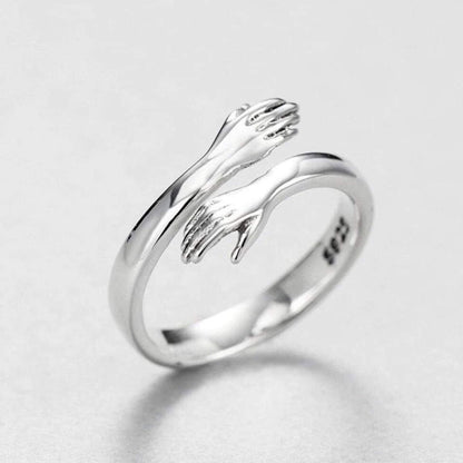 Cuddle™ | Women’s Adjustable Silver Ring