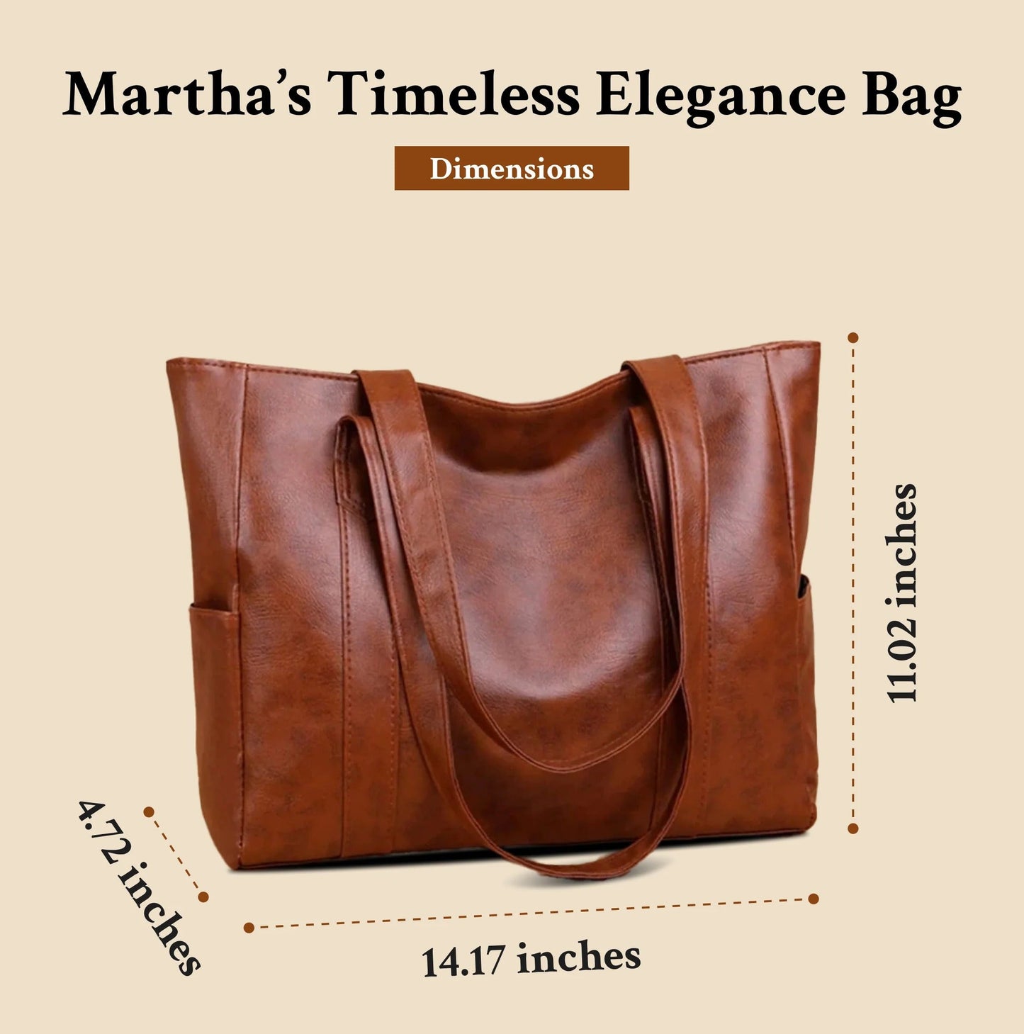 Martha’s Timeless Elegance | Classic Bag (BUY 1 GET 1 FREE)