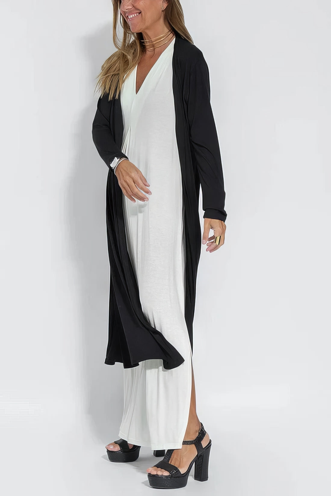 Ava | Stylish Elegant Jumpsuit with Cardigan