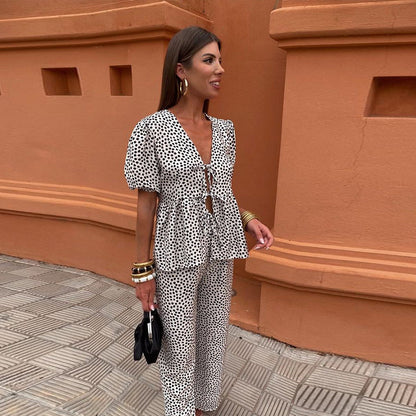 Anna | Flowy Printed Lounge Set